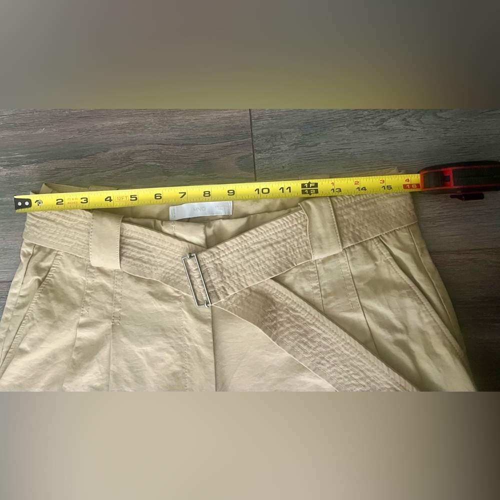 MANGO pleated Bermuda shorts with matching waistcoat with pocket detail - Picture 7 of 10